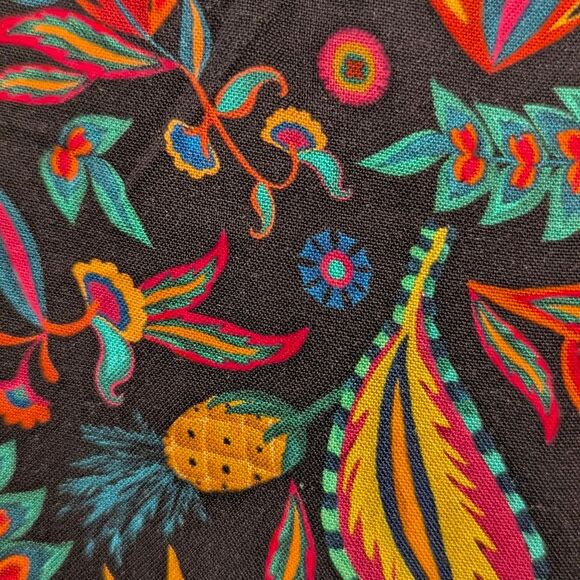 New Farm Rio Anthropologie Sleeveless Long Midi Slip Dress Pleade Sz L Boho - Picture 12 of 14